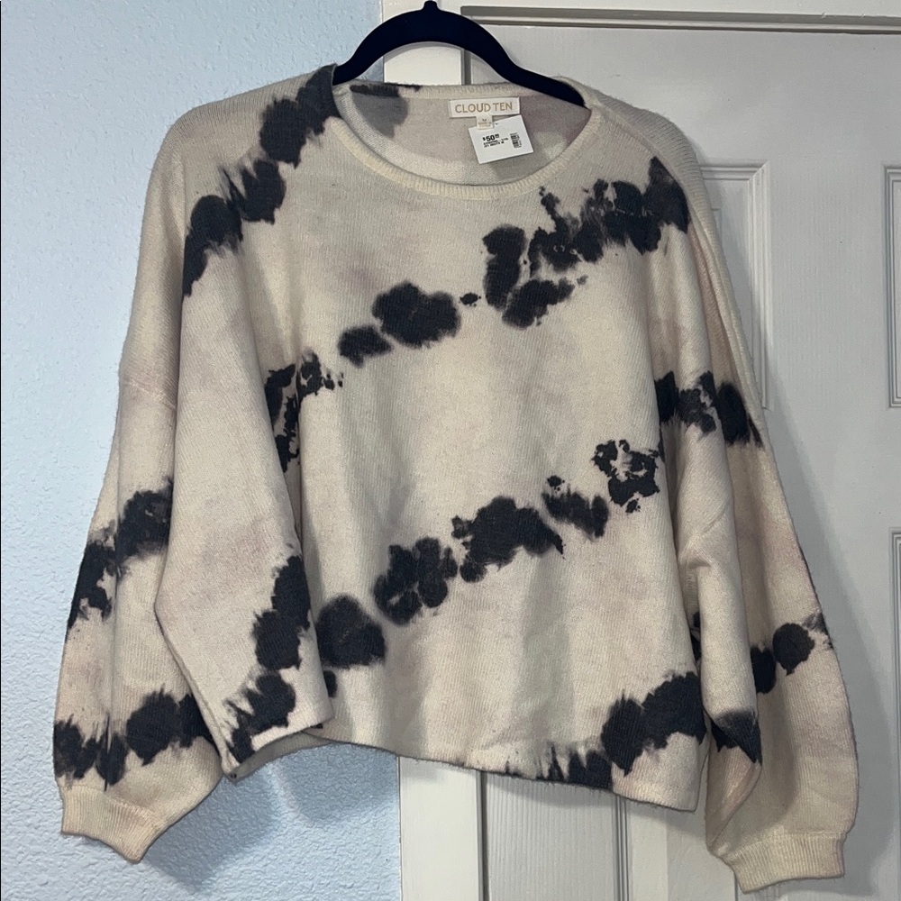 Cloud Ten Tie-Dye Crop Sweater